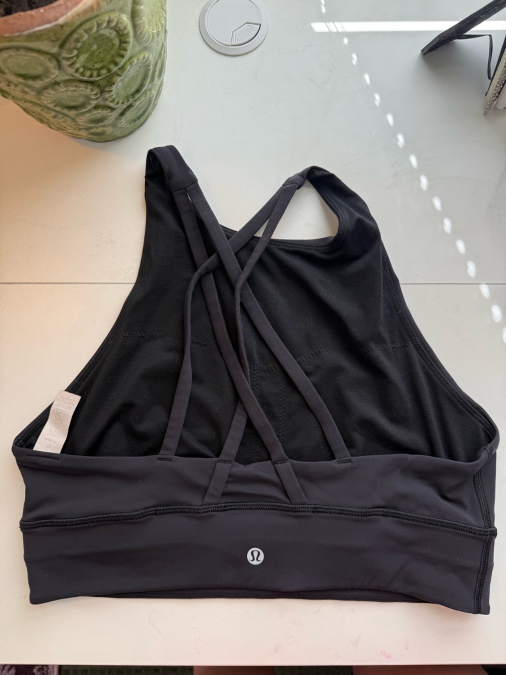 lululemon Black High Neck Sports Bra - Picture 2 of 4